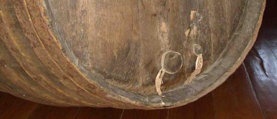 Primeira pipa de vinho produzida